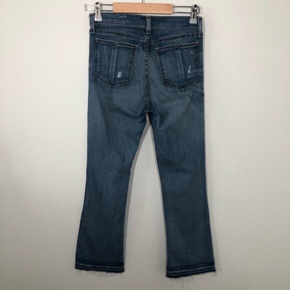 RAG‎ and Bone Cropped Raw Hem  Jeans Size 25 - Picture 9 of 9